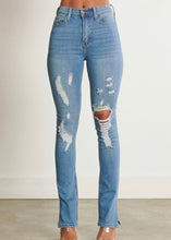 Load image into Gallery viewer, Distressed Slit Bootcut
